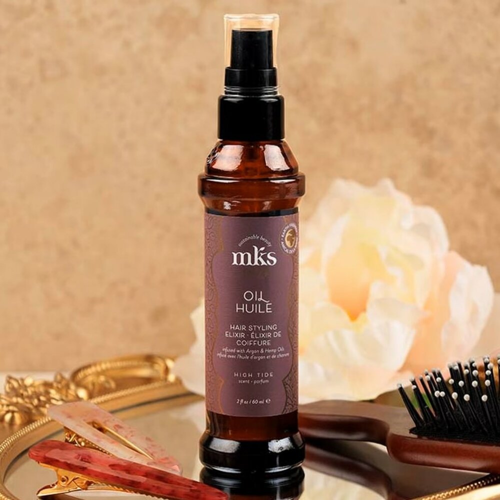 Marrakesh MKS Eco Oil Huile Hair Styling Elixir Oil High Tide Scent 2 oz NEW